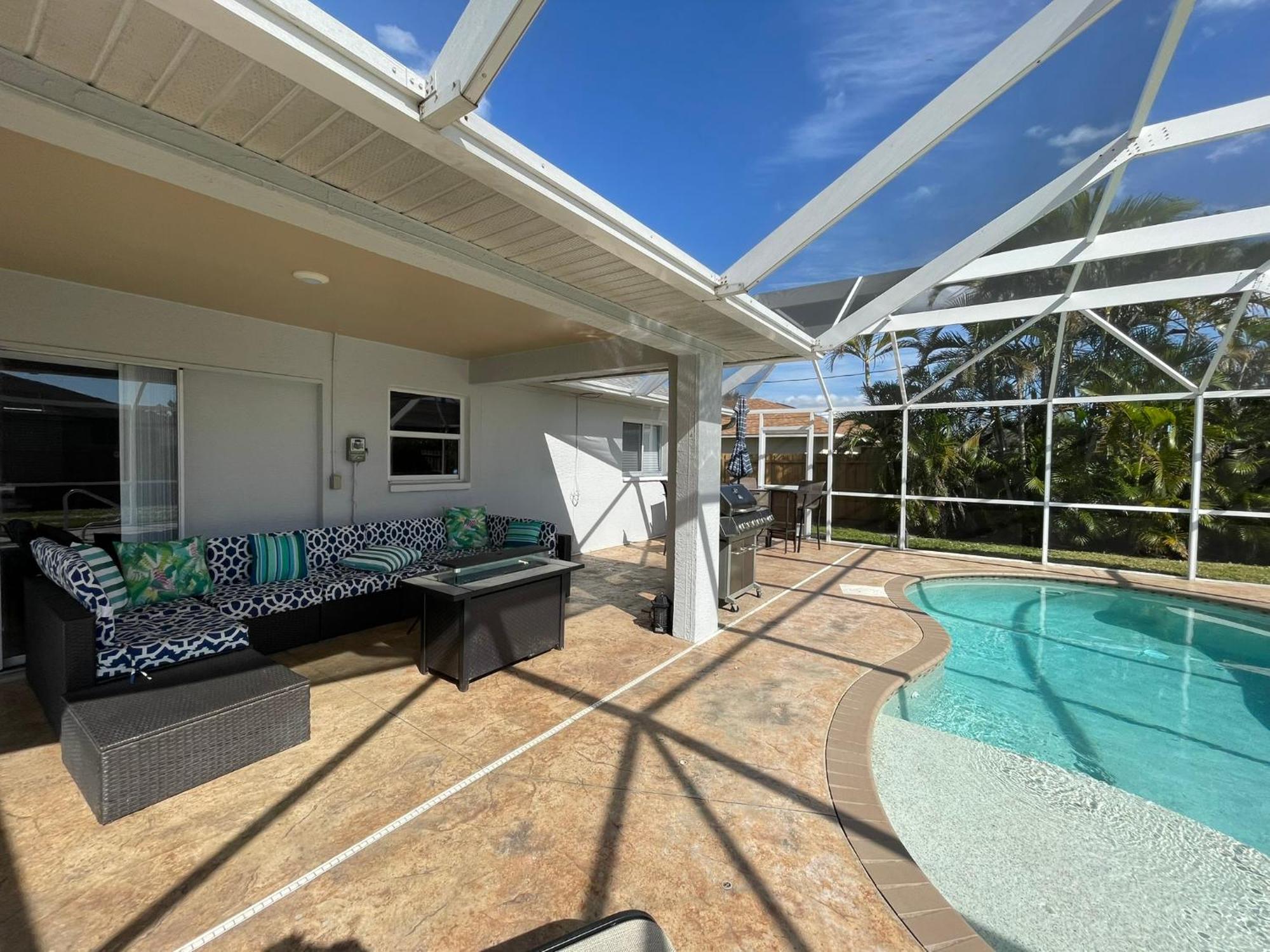 Beautiful Pool Home With Sleeping For 8 For Lovelypeople Cape Coral Exteriér fotografie