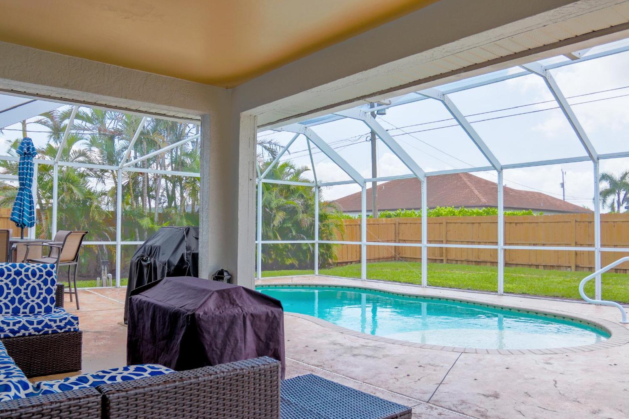 Beautiful Pool Home With Sleeping For 8 For Lovelypeople Cape Coral Exteriér fotografie